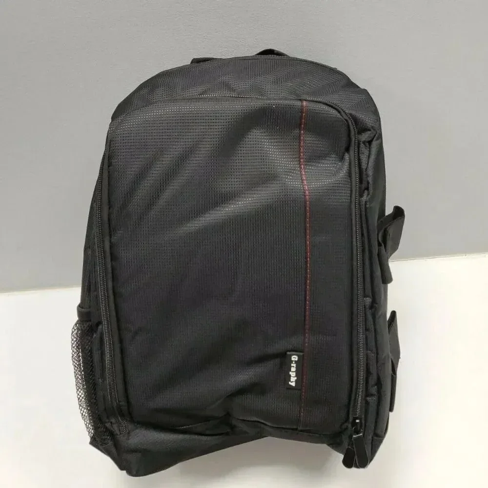 G-raphy Camera Bag Camera Backpack Photography Waterproof Canvas Red Color CF89